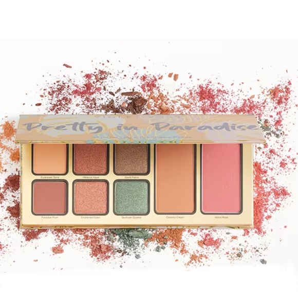 Violet Voss Pretty in Paradise All in One Face & Eye Shadow Palette. - Picture 1 of 3